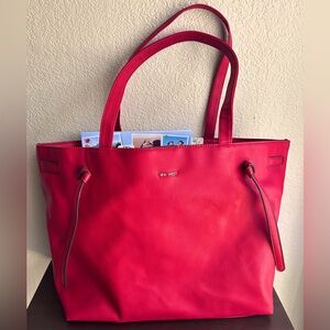 Nine West Red Tote Bag